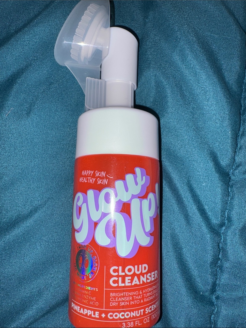 Glow Up - Cloud Cleanser-Pineapple Coconut Scent Vit C, Papaya, Hyaluronic Acid